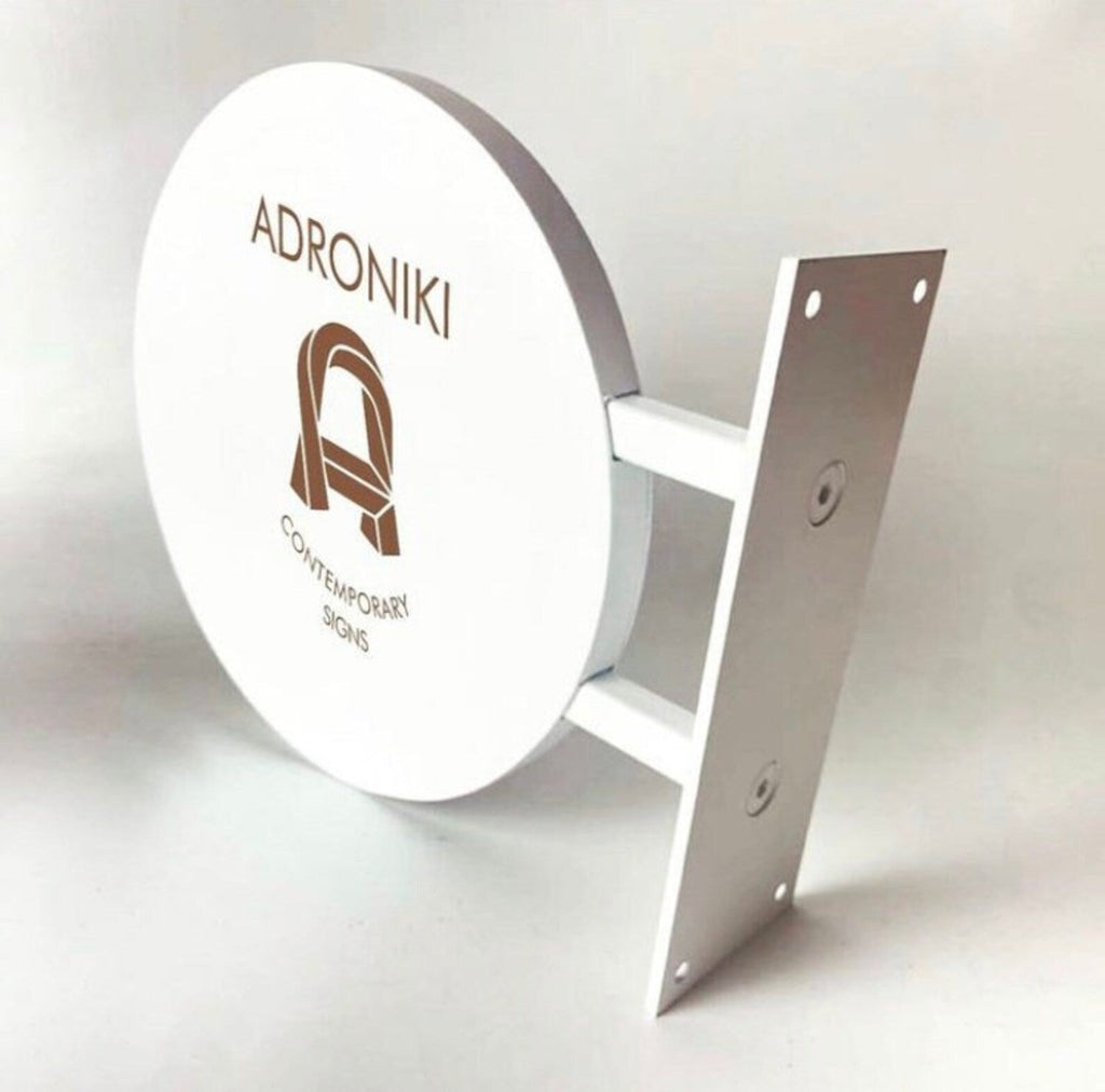 Custom Metal Business Logo Sign – Outdoor Storefront Sign