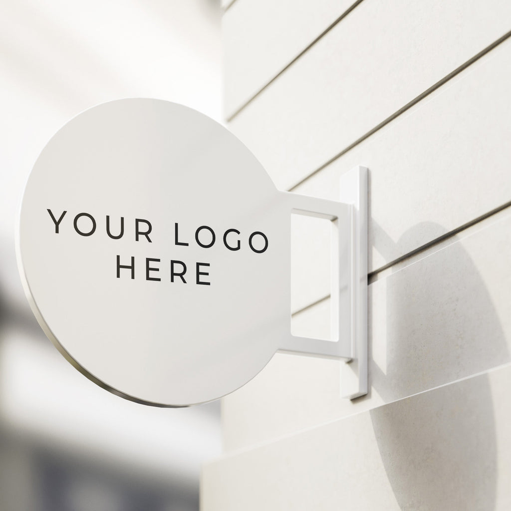 Custom Metal Business Logo Sign – Outdoor Storefront Sign