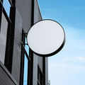 Round LED Light Box Sign – Double-Sided Illuminated Business Sign