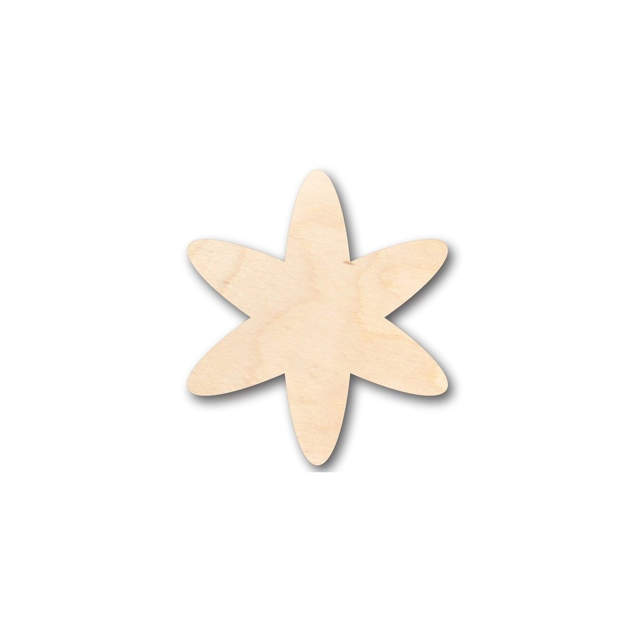 Unfinished Wood Asterisk Symbol - Craft - up to 46" DIY