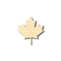 Unfinished Wood Canadian Maple Leaf Shape - Leaves - Craft - up to 46" DIY
