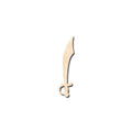 Unfinished Wood Cutlass Shape - Pirates - Craft - up to 46" DIY