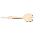 Unfinished Wood Dart Shape - Craft - up to 46" DIY