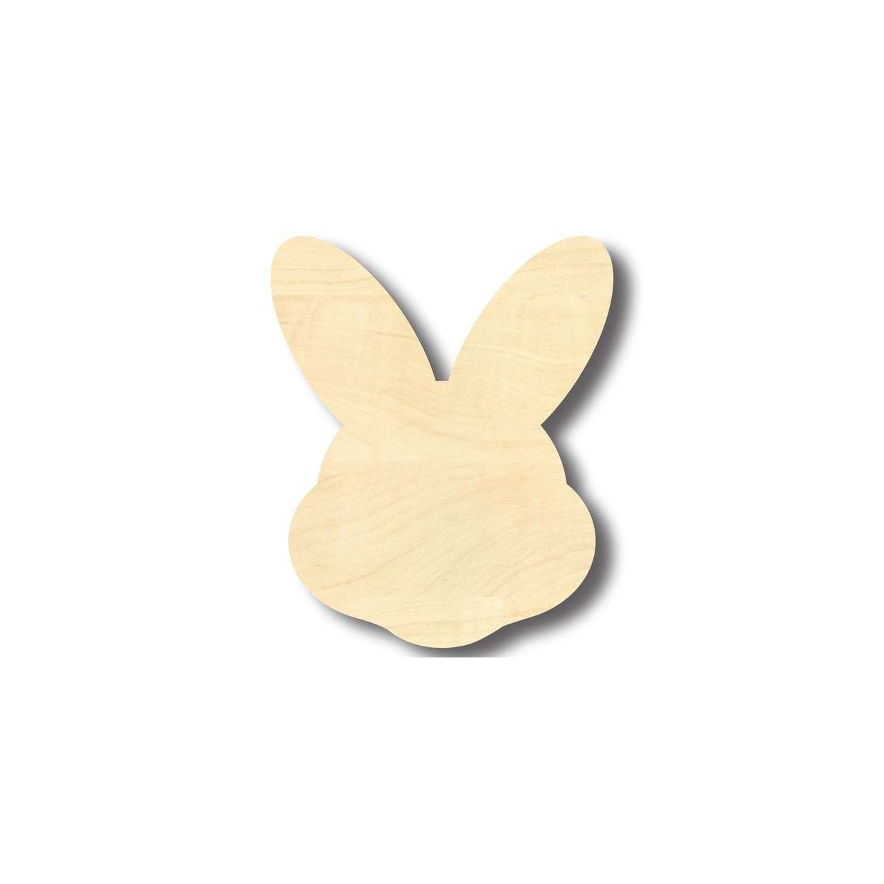Unfinished Wood Easter Bunny Head Shape - Craft - up to 46" DIY