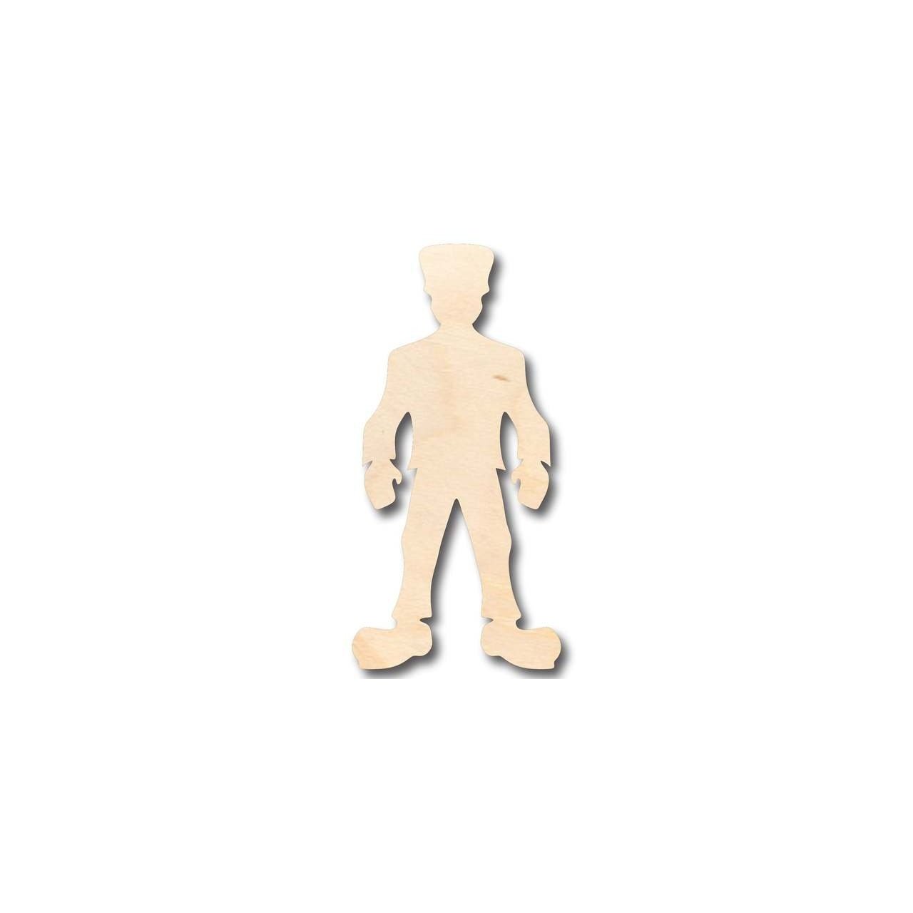 Unfinished Wood Frankenstein Monster Shape - Halloween - Craft - up to 46" DIY