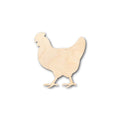 Unfinished Wood Hen Chicken Shape - Farm Animal - Craft - up to 46" DIY