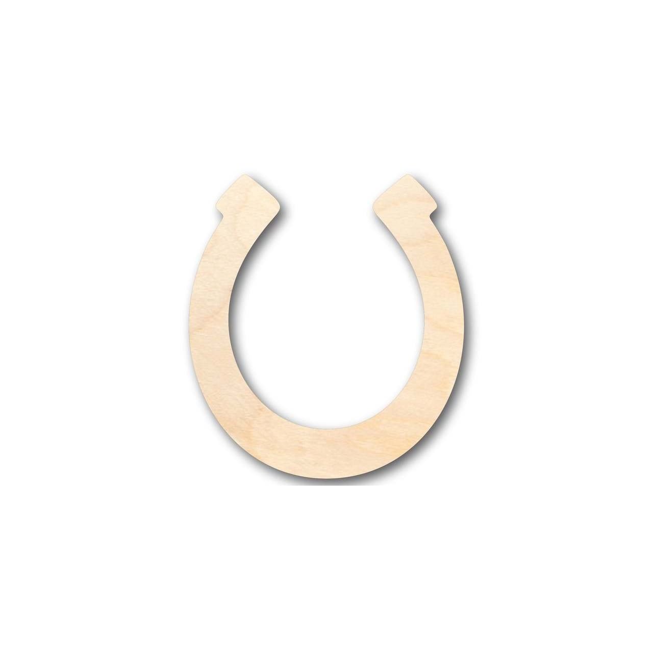 Unfinished Wood Horseshoe Shape - Farm Ranch - Animal - Craft - up to 46" DIY