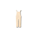 Unfinished Wood Overalls Shape - Farm - Craft - up to 46" DIY