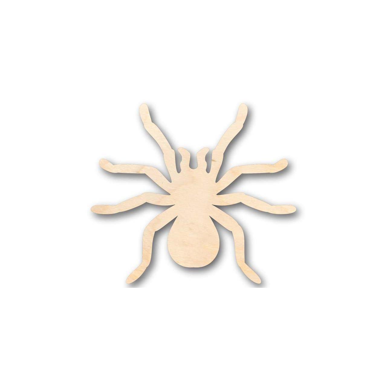 Unfinished Wood Tarantula Shape - Insect - Animal - Wildlife - Craft - up to 46" DIY